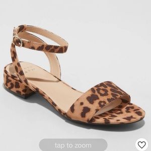A New Day Strappy Low Heel Sandal W7.5 leopard